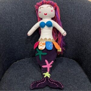 GINGER Danish Thai Design - Handmade Mermaid Doll 16.5”